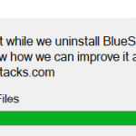 Uninstall BlueStacks